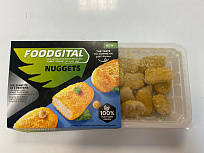 Полуфабрикаты растительные формованные в панировке замроженные "Foodgital Nuggets with vegetable protein"